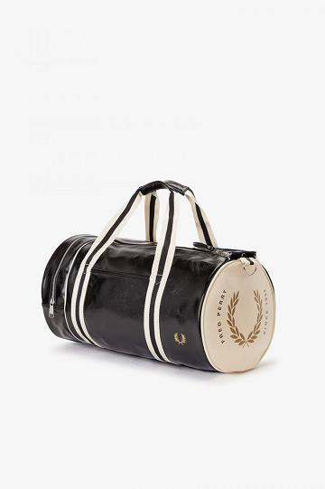 Fred Perry Laurel Wreath Barrel Naisten Laukut Mustat | FI 1228PJJQ